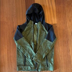 Boy’s Green and Black Hooded Jacket